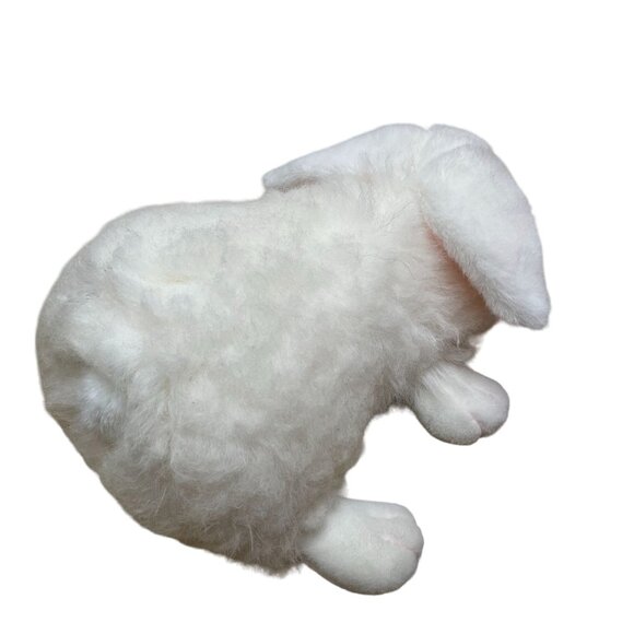 White Fluffy Bunny Plush Toy By Charisma Playful Plush Soft Cuddly Stuffed Anima - Picture 5 of 8